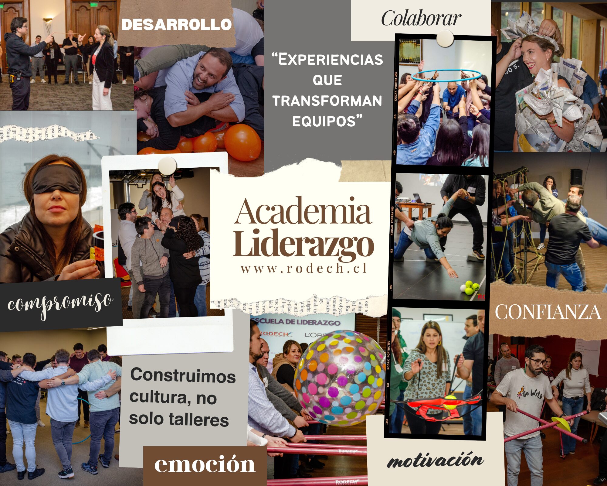 Academia de liderazgo y team building para empresas en Chile, experiencias que transforman equipos, fortalecen confianza, colaboración y cultura organizacional.
