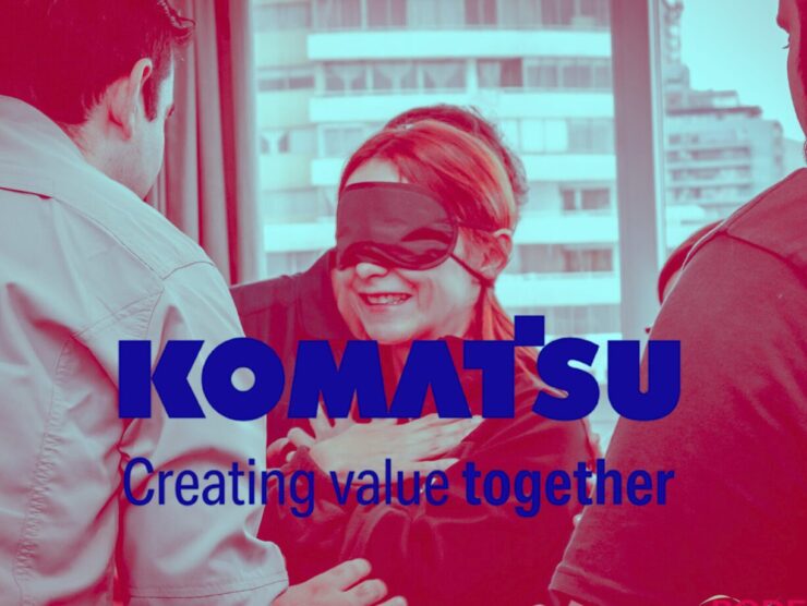Team Building para colaboradores de Komatsu facilitado por RODECH en Antofagasta